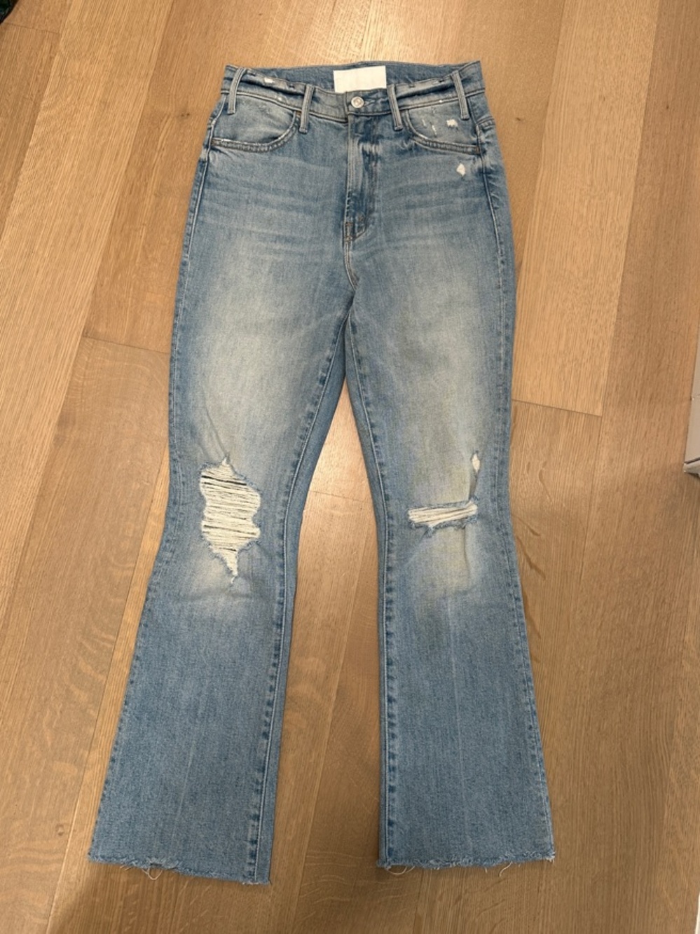 MOTHER denim Women's Distressed High-Rise Jeans
